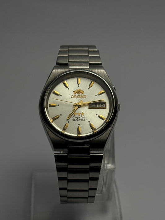 Orient Crystal 21 Jewels White Dial Automatic Watch – Original | Used in Excellent Condition